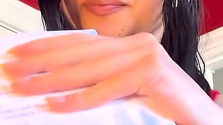 Asian Domme Rips Paper