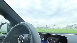 Taxi Creampie Drive