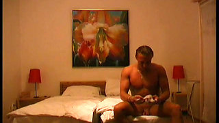 Brunette slut gets videotaped fucking young stud