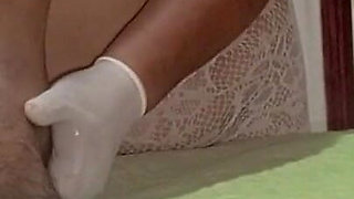 Mature Masseuse Gets Aroused When She Sees My Cock and Jerks Me off