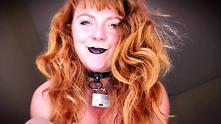 Great Big Boobs On Masturbating Redhead