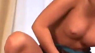 My girlfriend a slutty 18 year old platinum blonde sticks a sex toy in her pussy and fingers herself