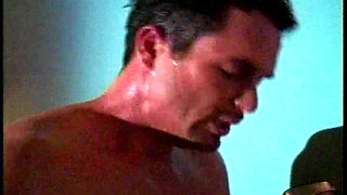 Blonde doll wrecked in doggystyle before a facial