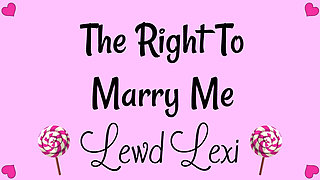 The Right to Marry Me Audio