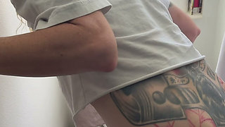 Striptease and Piss for stepdaddy