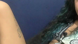 Teen Trans Masturbating and Cum