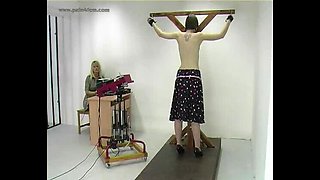 Amateur Teen Pandora Blake Naked Spanking Machine Punishment