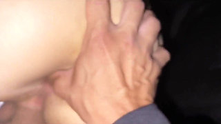 Wife Lost Bet and Takes Multiple Creampies in Backseat of Car