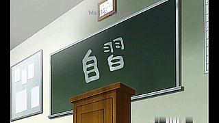 Student with Big Dick Fuck her MILF Teacher (Hentai)