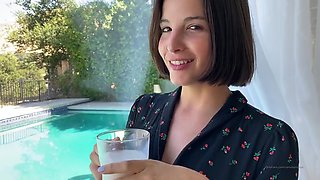 Alluring latina milf shares passionate oral pleasure with her partner