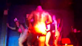 Stripper Scorpion Fucks 6 Married Women On Stage - Blonde MILF, Redhead & Amateur Gostosas