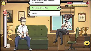 Hentai Game - Problematic Student - Detention Lvl 1 - - Teacher Fucks Students