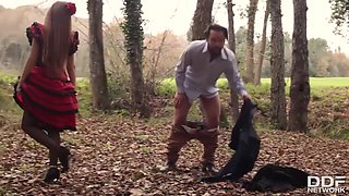 Wild Passion in the Forest: Flamenco Dancer Craves Cock - Stacy Snake