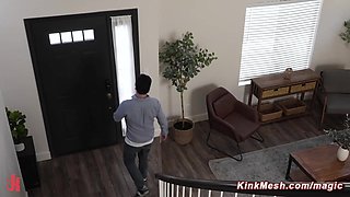 Guy fists and fucks bound neighbor