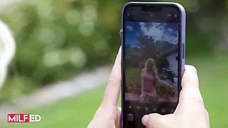 Sultry Serene and Jazlyn's blonde sex