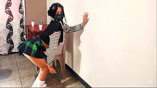 Schoolgirl goes partying with teacher after school