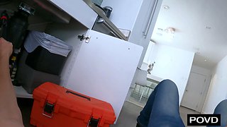 Lila Love Pays The Handyman With Her Tight Fuck Hole