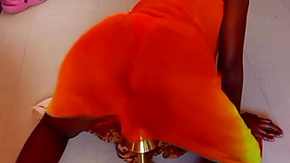 My mom got me Red handed fuck my self with her lamp holder