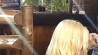 Sucking Stepdad's Cock Before He Cums in My Pussy