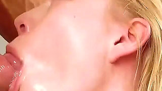 Cute Blonde Amateur Has Her Social Anxiety Cured with Deepthroat Therapy!
