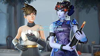 Last Gang-fuck for Bride Ashe before Weeding (THREE DIMENSIONAL Realistic Gameplay)