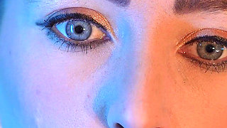 Sensual Close up Smoking with Petite Girl