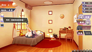 Hentai Game - Happiness Double Room - Elegant Silver Milf Rocks Cowgirl, Moans Hard Doggystyle - Free Mode