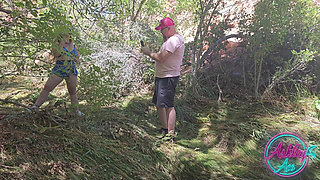 Behind the Scenes Photo Shoot - Ashley at Ash Creek Spring