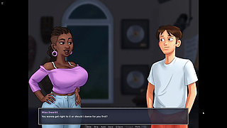 Black Teacher Loves Riding 18 Plus School Boy's Huge Cock Cowgirl Sex