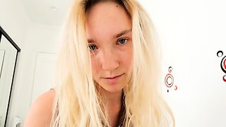 Claire Roos- Petite Blonde Sex Doll Slides Into My DMs in