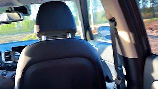 Redheads Cowgirl Ride in Strangers Car