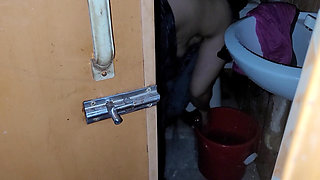 My Stepsister Was Taking a Shower with the Door Open and I Was Peeking in