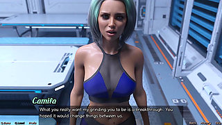 Stranded in Space - Hard Talk with Femdom Military Girl