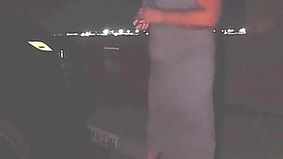 Dark Parking Lot Public Sex with the Shiesty Mask on!
