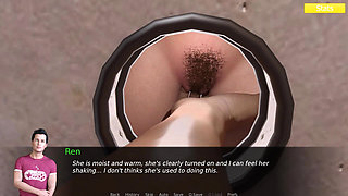 Erotica 5 - Ren Fucks Mystery Girl Through Toilet Glory Hole