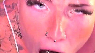 Deepthroat & Smoking at the Mirror