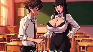 Hot sexy teacher give extra hot class to her student after class
