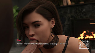 Steps of Fallen 28 - Riley Sucks off Jake’s Client Then Takes Anal Right in the Class