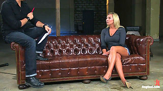 Amateur Casting Couch: Skylar Price the Golden Beauty Overwhelmed