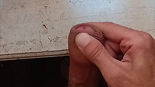 Uncut foreskin game and big cumshot