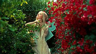 Russian teen blonde Eva Elfie striptease