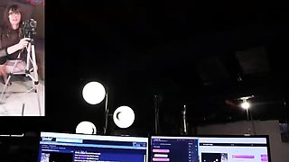 Shemale tranny enjoying solo masturbation