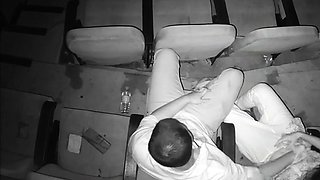 Horny College Lovers Romance In Theatre