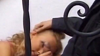 Wonderful Busty MILF Ass Fucked and Cumshot on Hairy Pussy by a Big Vintage Cock