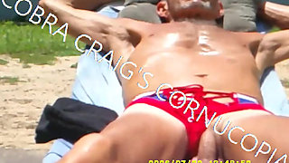 7-22-2026 COCK SHOT TANNING WITH TUNES ROD STEWARTS IN FACES 1.mp4