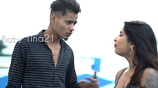 Porn star Tejaswini had hardcore sex with her stepbrother abroad and got her pussy licked