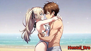 Sensual Silver-Haired Couple - Intimate Bedroom Passion