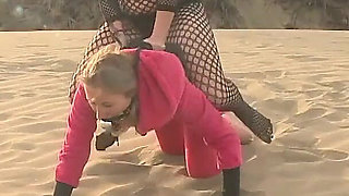 Lesbian Dunes Pony Riding Mega Extreme