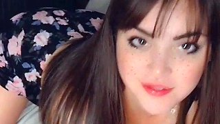 Hottest brunette solo webcam masturbation 2