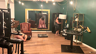 Gaping Anal Subs Stretched Wide by Dommes' Throbbing Toys